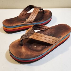 Rainbow Sandals Wedges fits 4